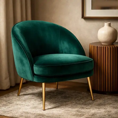 Luxurious upholstered accent chairs in Raipur store