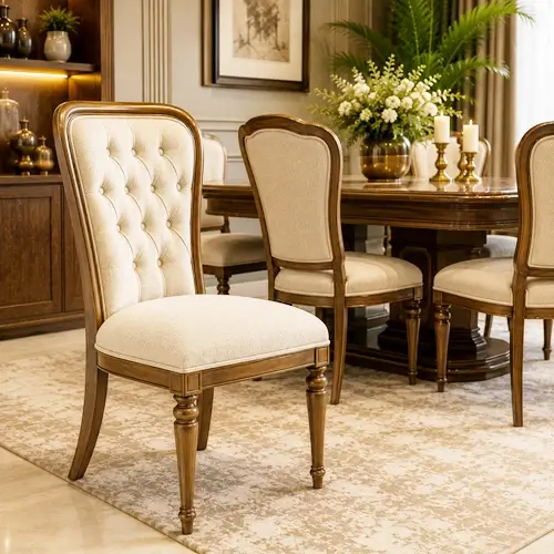 Cushioned dining chairs in Bhopal.