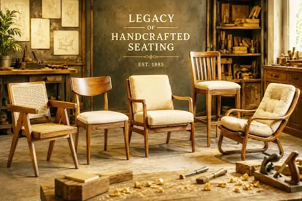 Legacy of handcrafted seating chairs at Mehidpurwala Indore