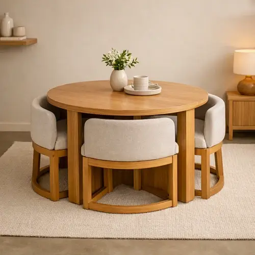 Compact folding 4 seater dining set in Raipur