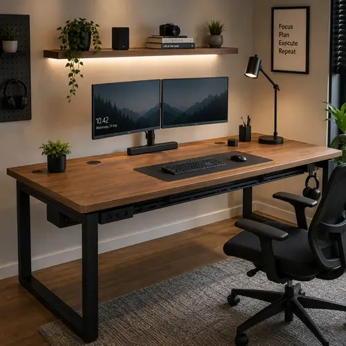 Modern computer desks with wire management in Bhopal