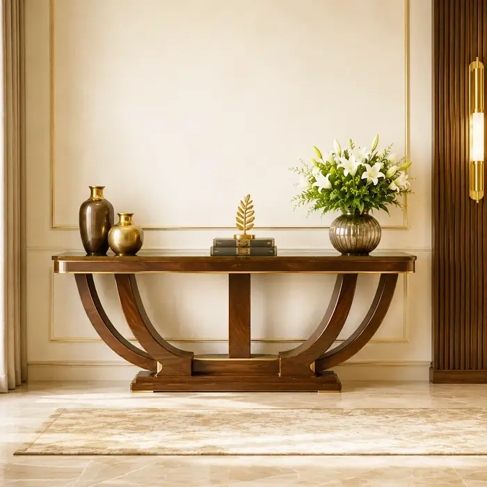 Console table manufacturers showroom Bhopal.