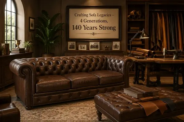 Legacy of handcrafted corner sofas at Mehidpurwala
