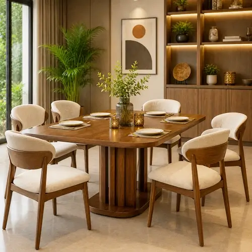 Modern dining unit chairs available at Mehidpurwala Indore showroom