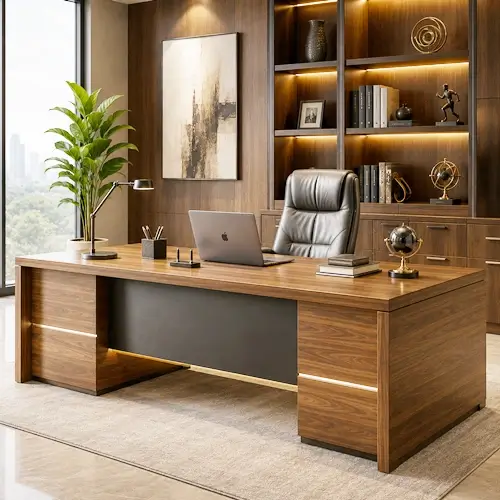 Sleek executive desks for modern office spaces in Indore store