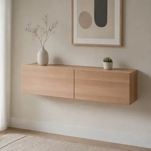 Sleek floating wall cabinets available in Bhopal