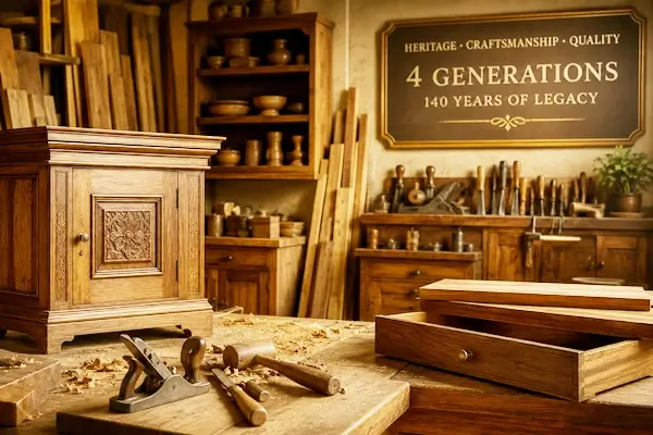 Legacy of handcrafted wooden kitchen cabinets at Mehidpurwala Indore