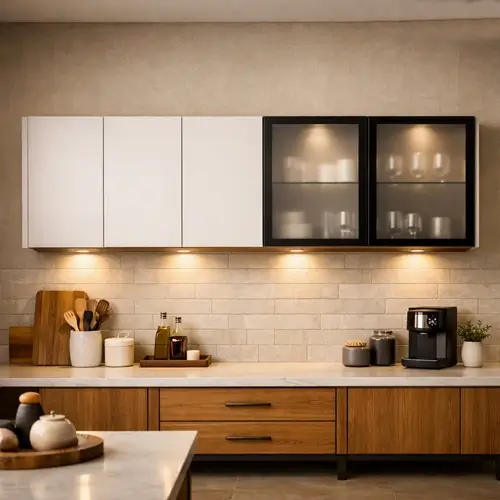 Space saving kitchen wall cabinets in Bhopal store