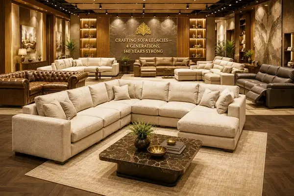 Legacy of handcrafted sofas at Mehidpurwala Raipur