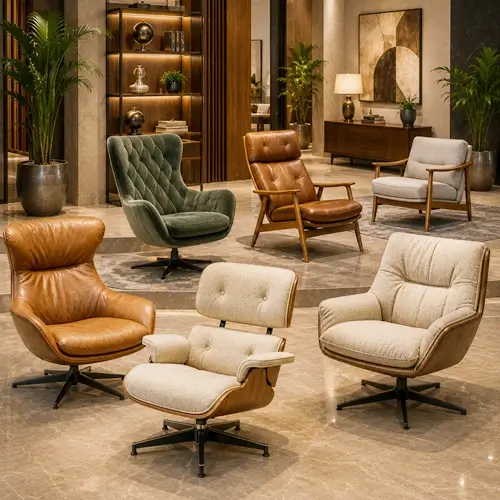 Comfortable lounge chairs in Bhopal furniture studio
