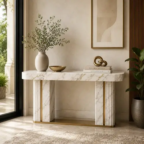 Marble top console tables in Indore.
