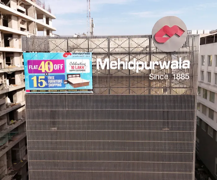 Mehidpurwala Furniture showroom near Ring Road, Indore