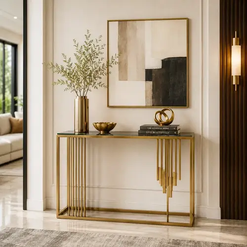 Metallic accent console units Indore.