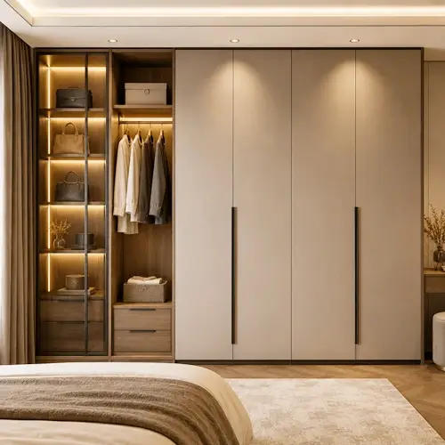 Seamless storage wardrobes Indore.