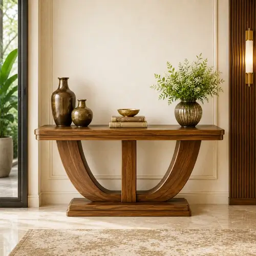 Teak wood console tables in Bhopal.