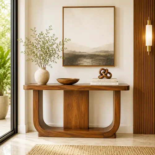 Teak wood console tables in Indore.