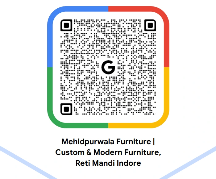 QR code for Mehidpurwala Reti Mandi showroom location in Indore