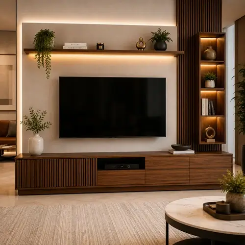 Premium Wooden TV Cabinets in Bhopal by Mehidpurwala Furniture