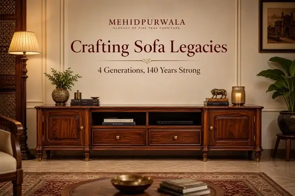 Legacy of handcrafted wooden TV cabinets at Mehidpurwala Indore