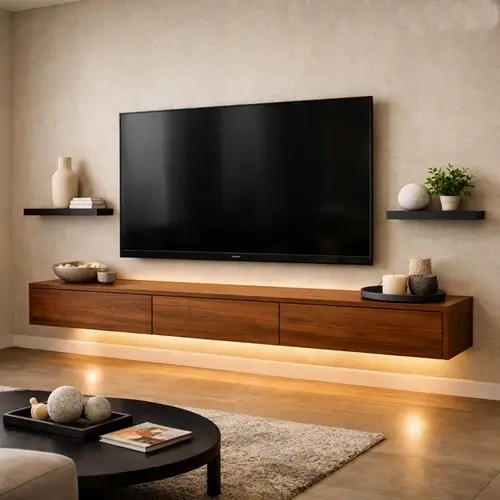 Wall mounted TV unit available at Bhopal store